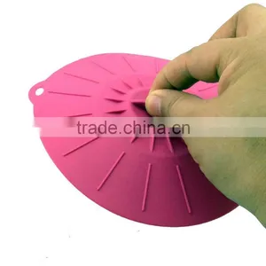 FDA Approved 4 Pack Set Silicone Pyrex Bowl Red Lid thumbnail-2