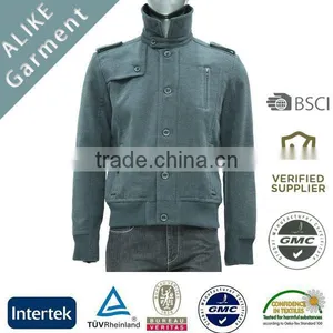 ALIKE 2014 Fashion Men's Fake Wool Jacket thumbnail-1