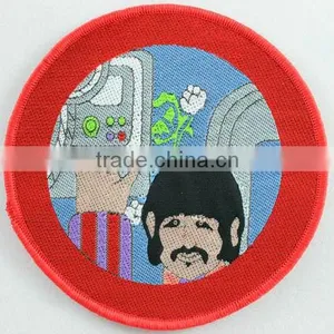 China Direct Factory New Fashion Garment Woven Patch Woven Badges thumbnail-2