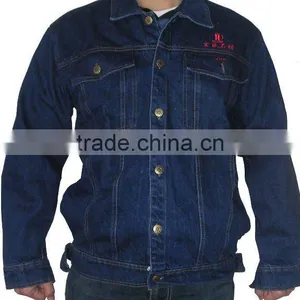 Washed Pure Cotton Jeans Workwear thumbnail-1