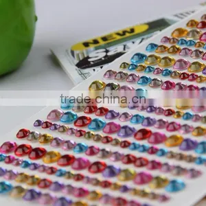 Various Color Acrylic Sticker,crystal Sticker,acrylic Stone Sticker thumbnail-2