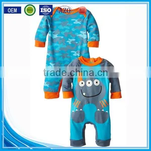 Printed Autumn Wear Long Sleeve Custom Infant Organic Wholesale Newborn Baby Cotton Clothes Import China thumbnail-1