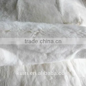 2016 Real Natural White Bed Rabbit Fur Rug Decorative Floor Fur Throw Carpet Blanket Home Decor Bedding New thumbnail-4