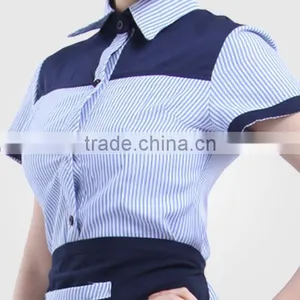Restaurant Hotel Unisex Waiter Waitress Uniform Breathable Fabric Coffee Staff Work Uniform thumbnail-4