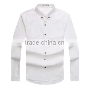 2016 New Arrival Men Washed Linen Casual Shirt thumbnail-4