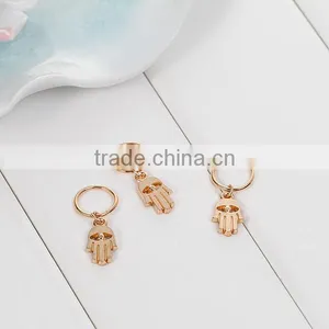 Cheap Wholesale Round Gold Plated Zinc Based Alloy Hair Accessories Findings thumbnail-3
