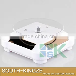 Square Acrylic Rotating Solar Power Display Case/Display Stack thumbnail-2