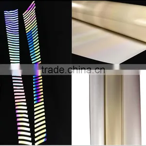 2017 New Products 7 Rainbow Color High Light Reflective Fabric Material Film thumbnail-6