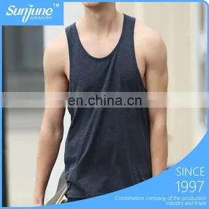 Wholesale Plain Loose Fit Tank Tops for Men thumbnail-1