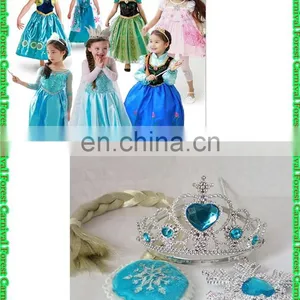2016 Frozen Elsa Girl Party Dress , Frozen Elsa ANNA Dress 1904 thumbnail-5