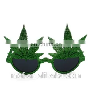 CARNIVAL Festival Funny Crazy Party st Patrick's Day Irish Shamrock Green Glasses PG-0004 thumbnail-1