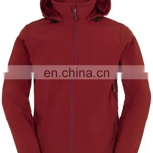 High Quality Nylon Soft Shell Fabric Mens V Neck Golf Jacket With Customized Logo thumbnail-2