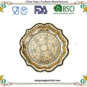 Hot Sale Performa Peaceful Snow Holiday Disposable Dinner Paper Plates thumbnail-3