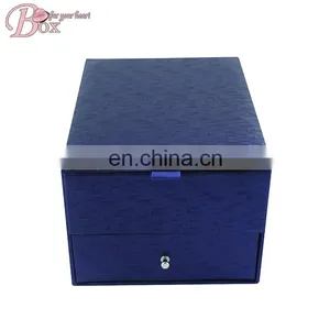 To Set Up A Mirror Blue Textur Jewelry Box thumbnail-2