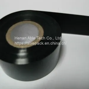 Black Hot Stamping Foil 30x100m to Print the Date Number on Paper , Plastic thumbnail-1