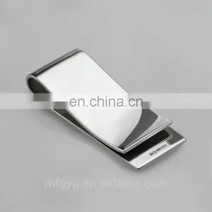 Arts and Crafts Stainless Steel Custom Plated Gold Money Clip thumbnail-5