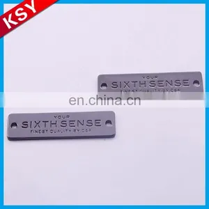 Newest Great Quality Label Holder Engraved Hang Tag Make A Black Metal Logo thumbnail-1