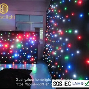 RGBW Star Curtain Led Sky Star Cloth Stage Backdrop With DMX thumbnail-2