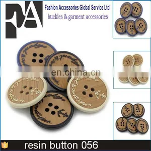 Custom Embossed Plastic Button For Clothing 4 Hole thumbnail-1