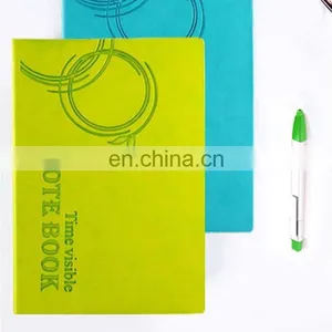 High-end PU Cover Paperback Notebooks A5 Office Notebooks Imitation Leather Notebooks thumbnail-2