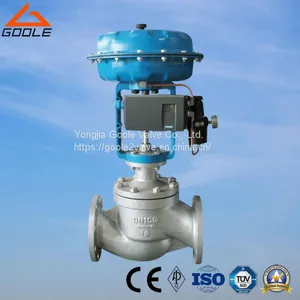 Hcb Cage Type Double Seat Pneumatic Flow Control Valve thumbnail-1