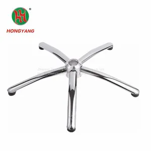 ZX-19Z Wholesale Chrome Swivel Modern Metal 5-star Chair Base thumbnail-1