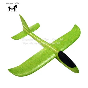 Fluorescent Green Anti Impact Two Flying Ways EPP Diy Foam Airplane Hand Launch Glider For Kids thumbnail-1