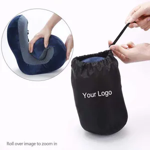 Promotion Newly U Shaped Memory Foam Car Airplane Folding Personalized Super Soft Neck Support Travel Pillow thumbnail-2