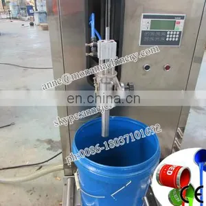 Weighing Type Semi-auto Paint Liquid Filler Filling and Capping Machine thumbnail-4