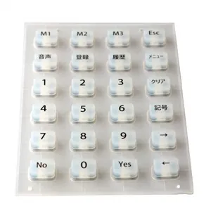 Rubber Push Button Keypad Rubber Buttons For Electronics thumbnail-1