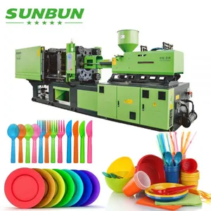China Sunbun 140T Small Automatic Plastic Injection Molding/ Moulding Machine With Servo Motor thumbnail-1