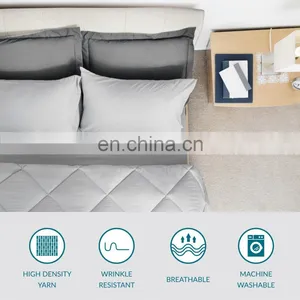 Sale Heavy Microfiber XL Twin King 6pcs Comforter Sets thumbnail-3