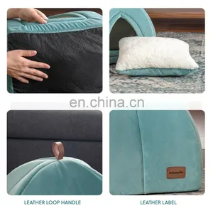 2020 Hot Sale Pet Supplies Kitten Tent Window Pet Bed For Cat Dog thumbnail-7