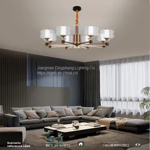 Nordic Chandelier Living Room Lamp Modern Simple Dining Room Chandelier Nordic American Chandelier Household Chandelier thumbnail-2