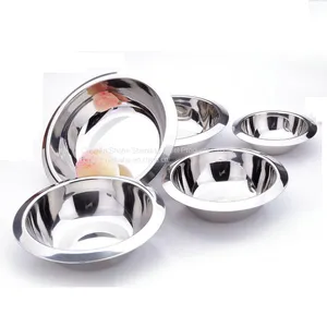 Dinnerware Stainless Steel Bowls Hotel Restaurant Store Utensils at Reasonable Prices Chinese Manufacture thumbnail-2