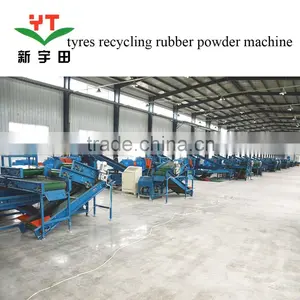 30% Save Energy Waste Tyre Processing Line for Rubber Powder thumbnail-1