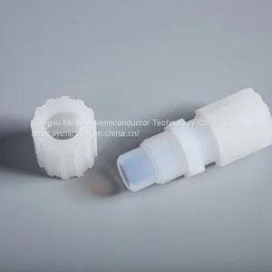 High Temperature Resistant PFA Straight Union Tube Fitting thumbnail-4