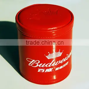 Small Plastic Colorful Leather Promotional Dice Cup thumbnail-4