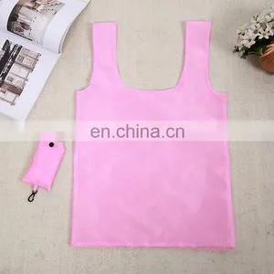 2020 New Design Polyester Foldable Tote Reusable Bag thumbnail-3