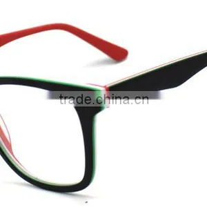 Acetate Spectacles Frames and Big Frame New Glasses and Women's Rhinestone Eyeglass Frames thumbnail-3