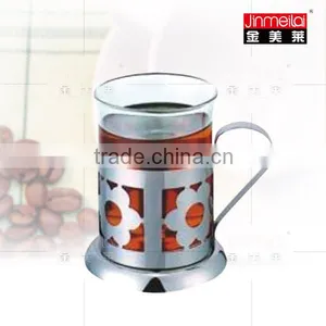 Polishing Glass Tea Cup ,chrome Plated Coffee Cup thumbnail-5