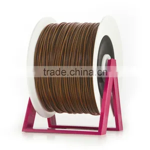 Pla 3d Printer Material Dark Brown Filament With the New Spool Convertible Into a Coat Hanger. Spool Holder Included. thumbnail-2