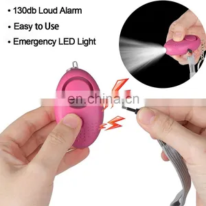 130 db SOS Personal Anti Attack Emergency Defense Alarm Personal Keychain For Women Children thumbnail-5