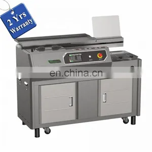 UK6 High Speed Frequency Conversion Variable Hardcover Book Booklet Binder, Hotmelt Glue Notebook Cover Binding Machine thumbnail-1