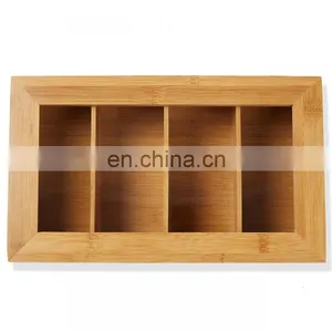 Customized Wholesale Kitchen Organizer Bamboo Storage Box Amenities Pantry Organizer Home Storage & Organization thumbnail-4
