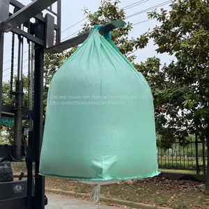 Flat Bottom Bottom Option (Discharge) Recyclable PP Woven Big Bag Sack for Transport Granule thumbnail-5