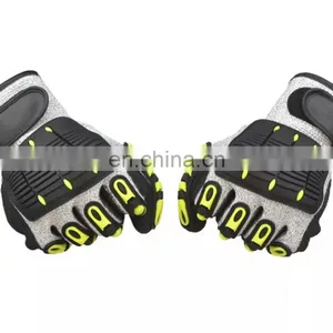 Construction Industrial Cut Resistant Protection Hand Safety Impact Gloves for Mechanic Working thumbnail-4