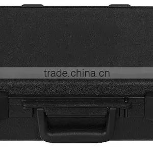 Black Molded Plastic Carrying Case, Rugged Polypropylene Flight Case Tool Storage Box thumbnail-3