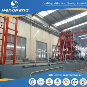 High Efficiency Hengpeng 200t Chain Bucket Gold Mining Dredger thumbnail-1