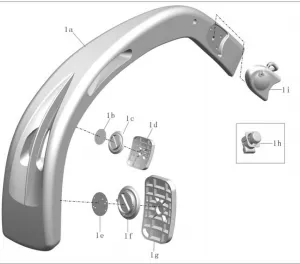 Good Quality 8202-00227 Chinese Bus Use Electric Motor Side Review Mirror Support School Parts thumbnail-6